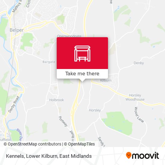 Kennels, Lower Kilburn map