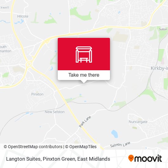 Langton Suites, Pinxton Green map