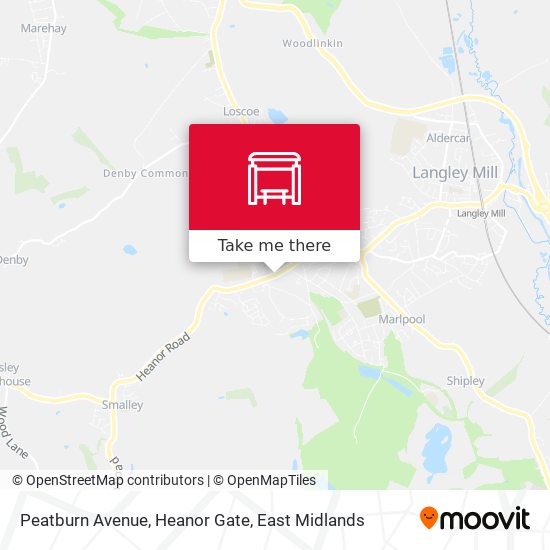 Peatburn Avenue, Heanor Gate map