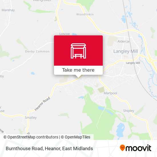 Burnthouse Road, Heanor map
