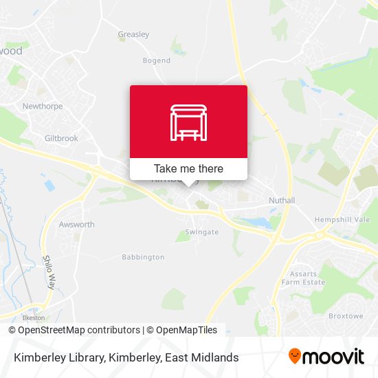 Kimberley Library, Kimberley map