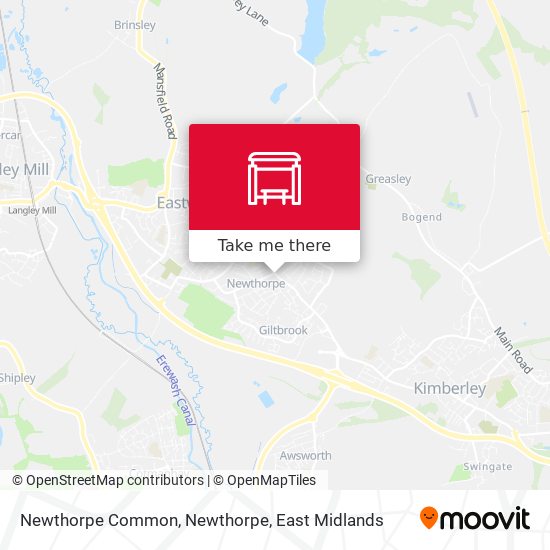 Newthorpe Common, Newthorpe map