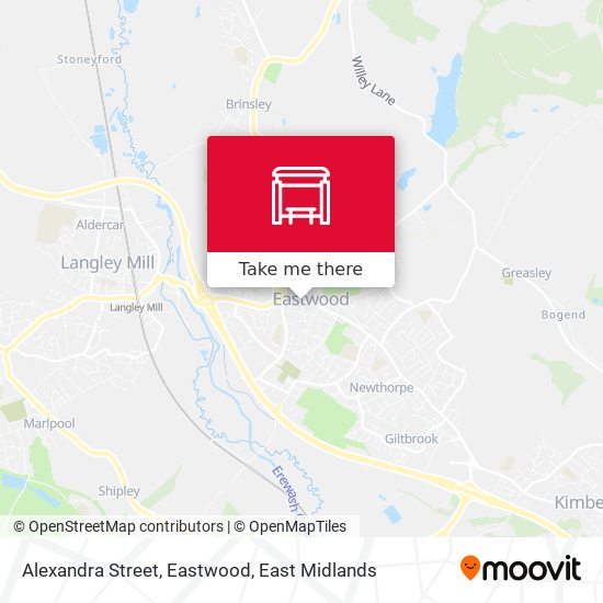 Alexandra Street, Eastwood map