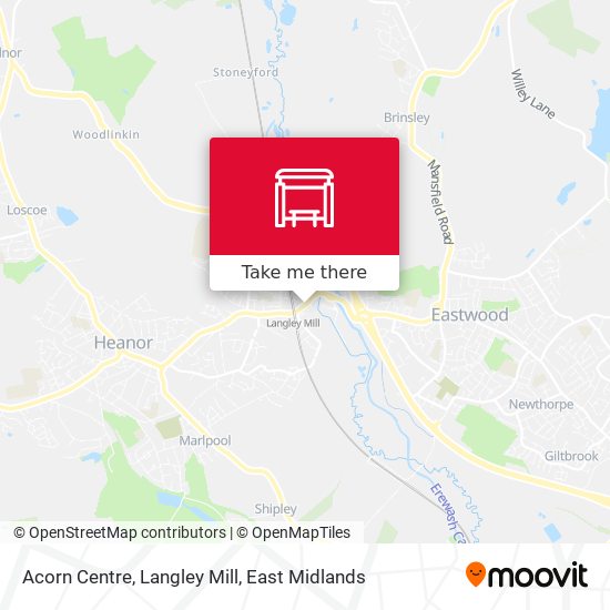 Acorn Centre, Langley Mill map