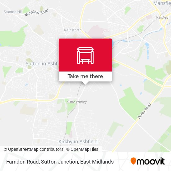 Farndon Road, Sutton Junction map