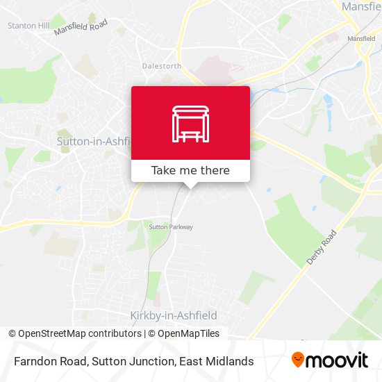 Farndon Road, Sutton Junction map