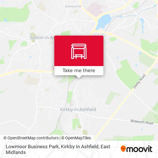 Lowmoor Business Park, Kirkby In Ashfield map