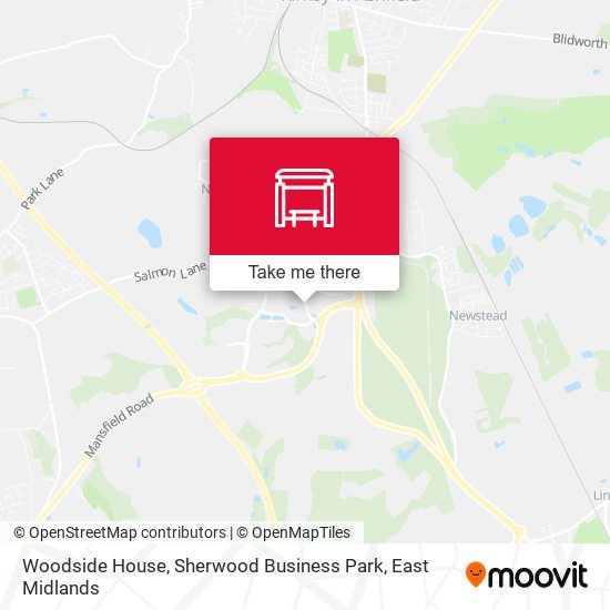 Woodside House, Sherwood Business Park map