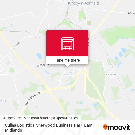 Culina Logistics, Sherwood Business Park map