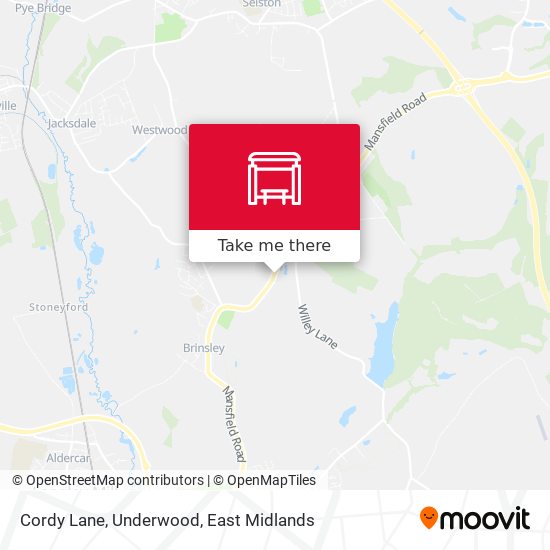 Cordy Lane, Underwood map