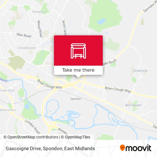 Gascoigne Drive, Spondon map