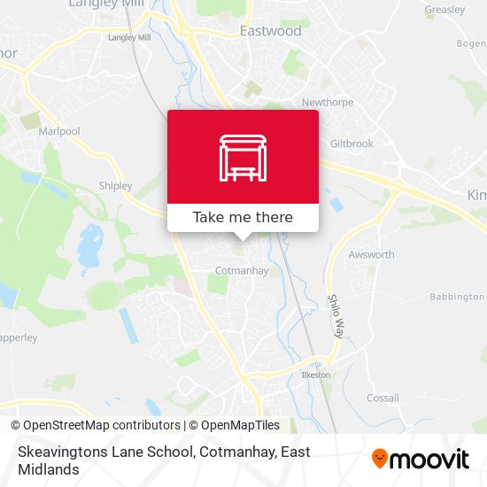 Skeavingtons Lane School, Cotmanhay map