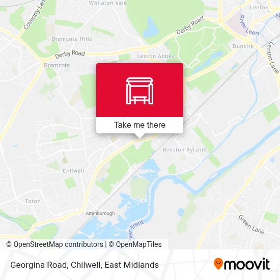 Georgina Road, Chilwell map