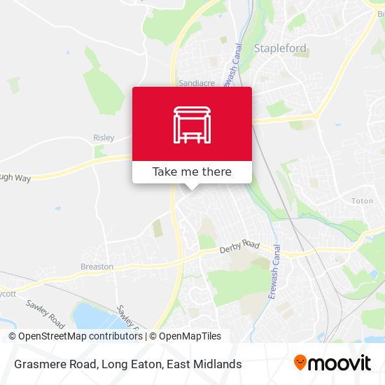 Grasmere Road, Long Eaton map
