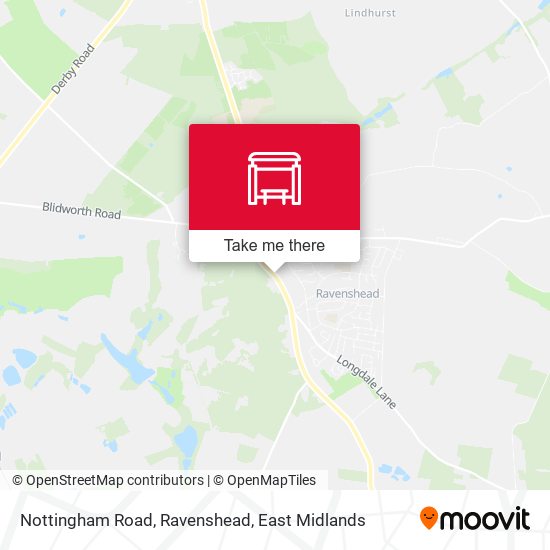 Nottingham Road, Ravenshead map