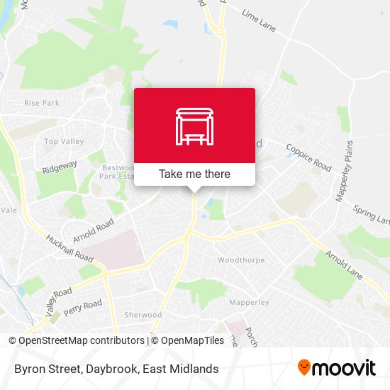Byron Street, Daybrook map