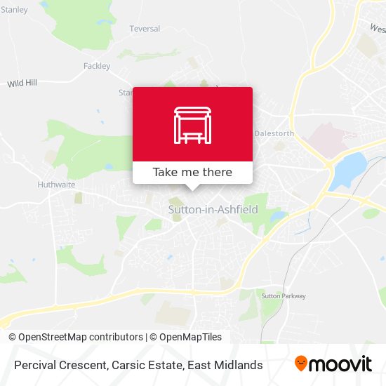 Percival Crescent, Carsic Estate map
