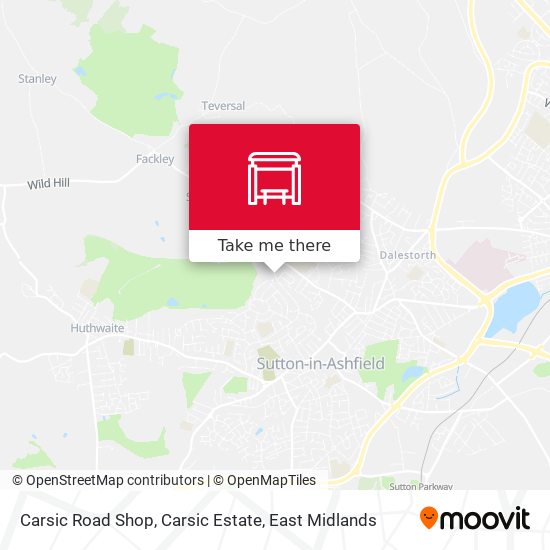 Carsic Road Shop, Carsic Estate map
