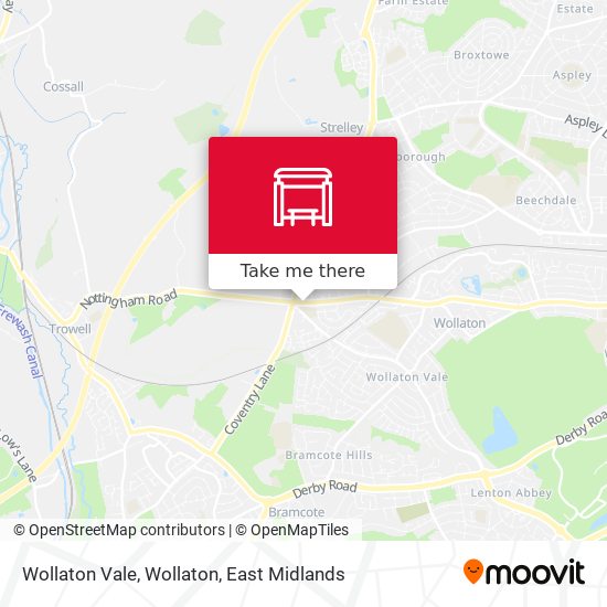 Wollaton Vale, Wollaton map