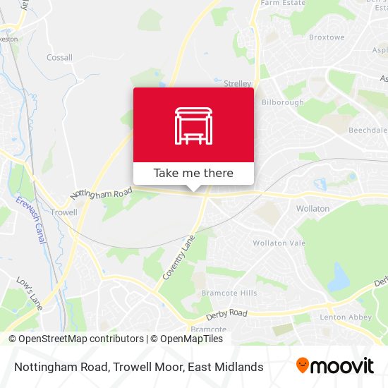 Nottingham Road, Trowell Moor map