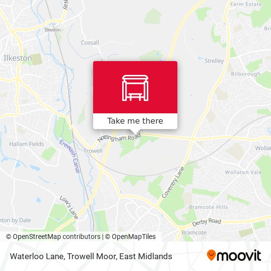 Waterloo Lane, Trowell Moor map