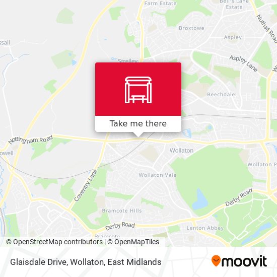 Glaisdale Drive, Wollaton map