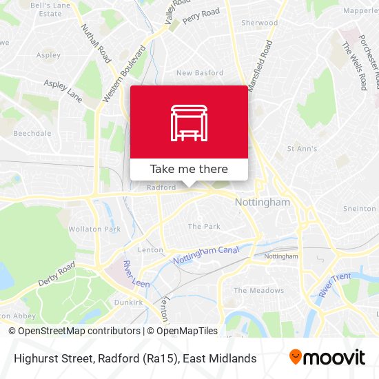 Highurst Street, Radford (Ra15) map