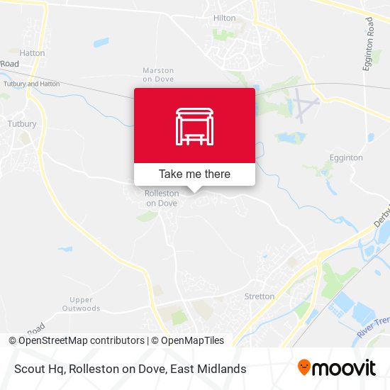 Scout Hq, Rolleston on Dove map