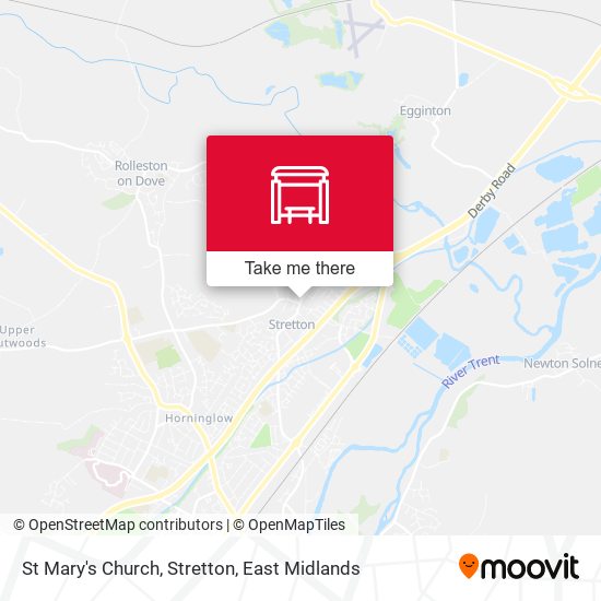 St Mary's Church, Stretton map