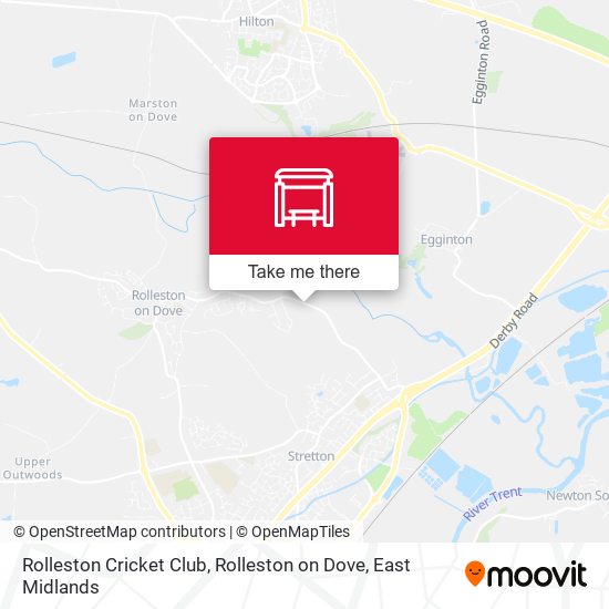 Rolleston Cricket Club, Rolleston on Dove map
