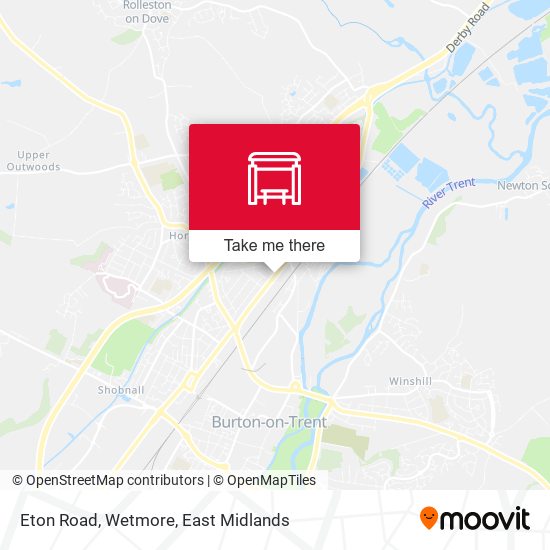 Eton Road, Wetmore map