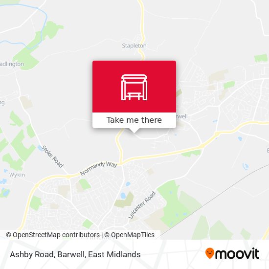 Ashby Road, Barwell map