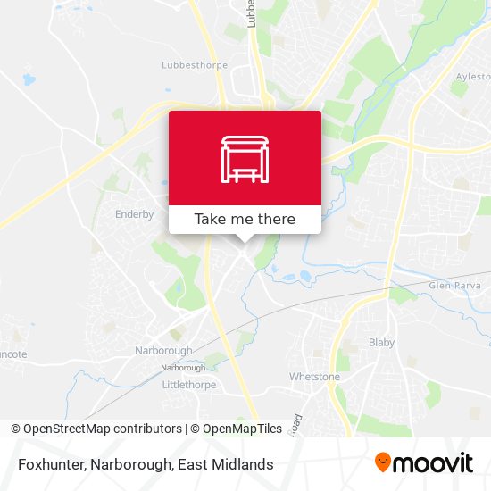 Foxhunter, Narborough map