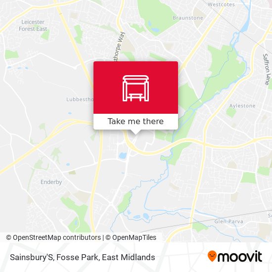 Sainsbury'S, Fosse Park map