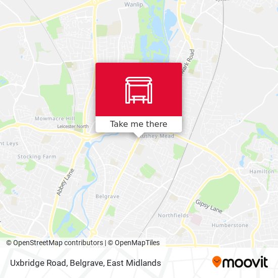 Uxbridge Road, Belgrave map