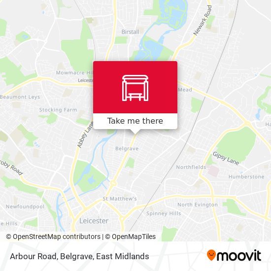 Arbour Road, Belgrave map