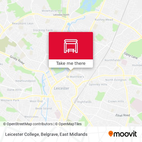 Leicester College, Belgrave map