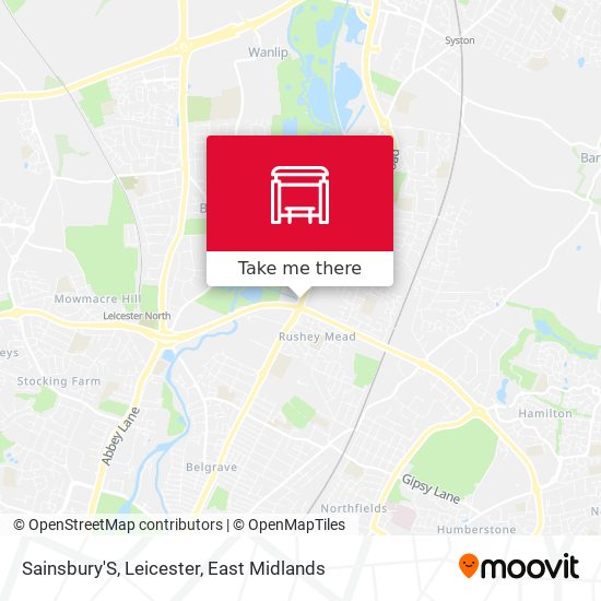 Sainsbury'S, Leicester map