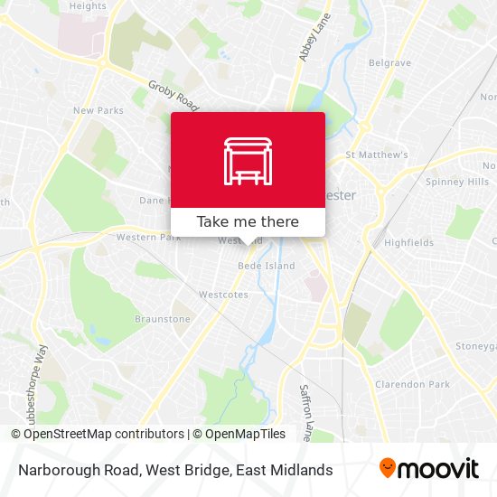 Narborough Road, West Bridge map