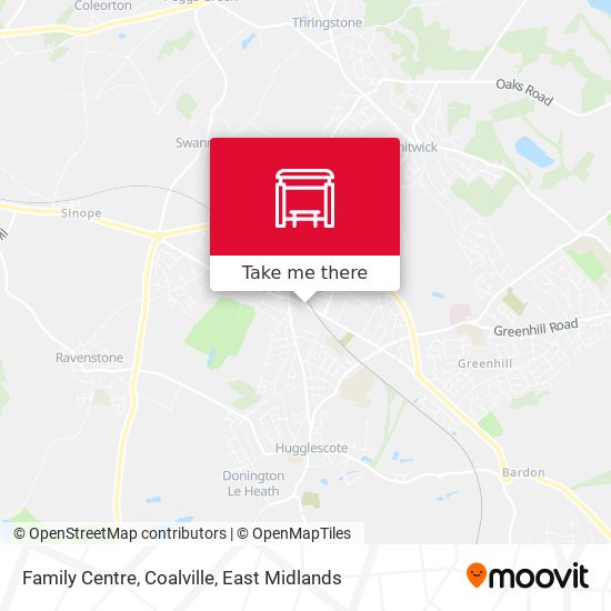 Family Centre, Coalville map