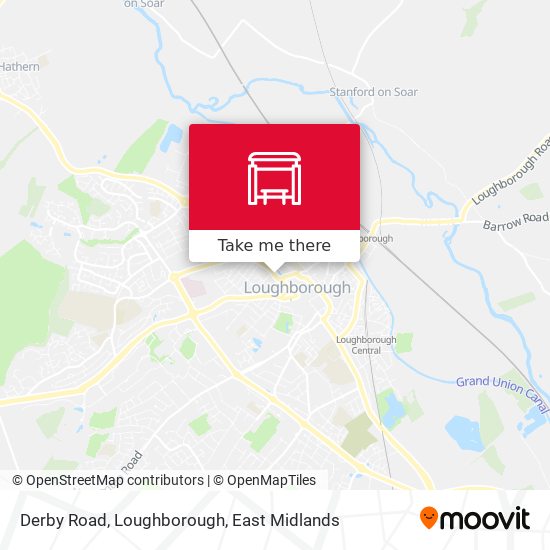 Derby Road, Loughborough map