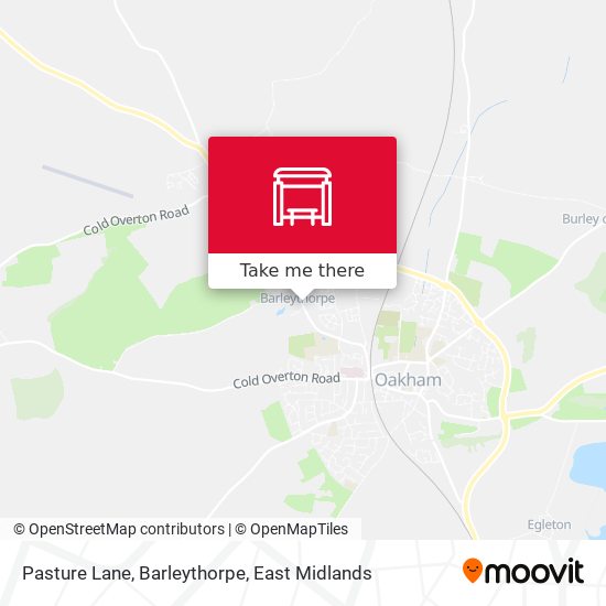 Pasture Lane, Barleythorpe map