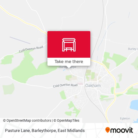 Pasture Lane, Barleythorpe map