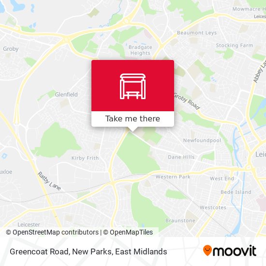 Greencoat Road, New Parks map