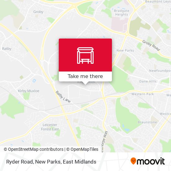 Ryder Road, New Parks map