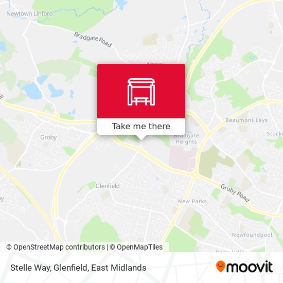 Stelle Way, Glenfield map