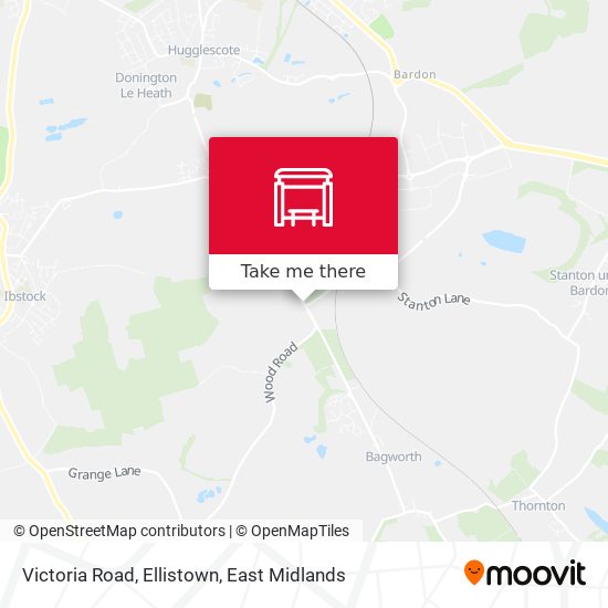 Victoria Road, Ellistown map