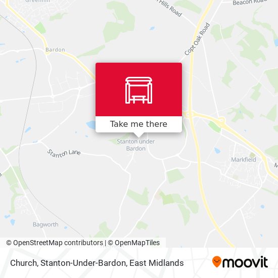 Church, Stanton-Under-Bardon map