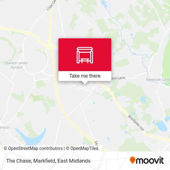 The Chase, Markfield map