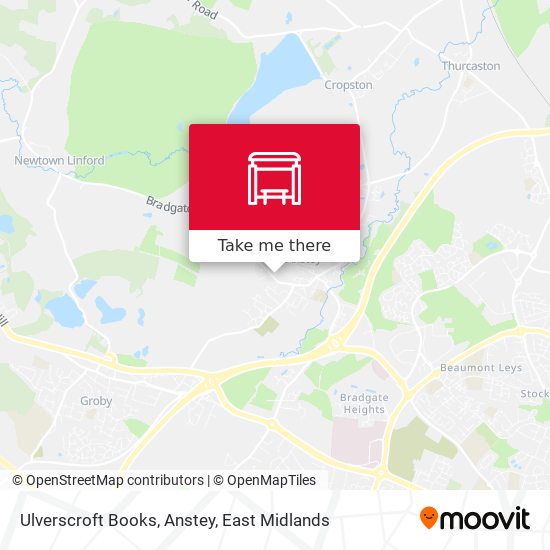 Ulverscroft Books, Anstey map